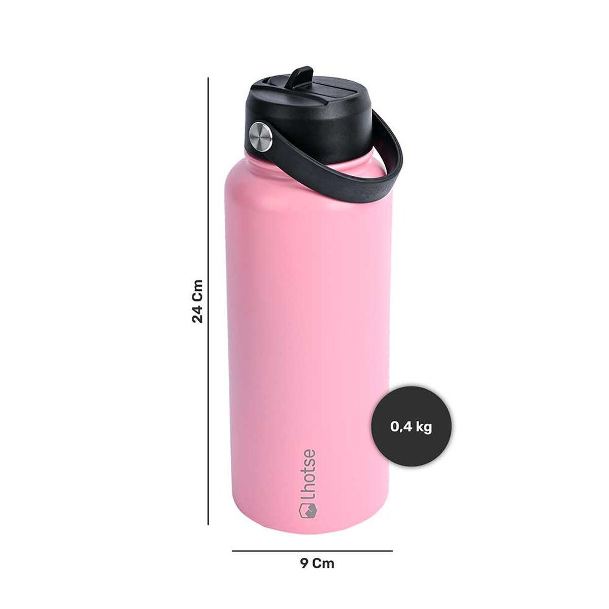 Botella Térmica Insulada Hydro 960ml Rosado Lhotse
