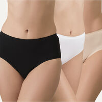 Pack 3 Calzones Mujer Flores Multicolor