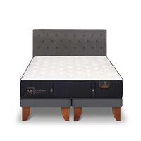 Cama Europea CIC Base Dividida King Premium + Respaldo Kavery