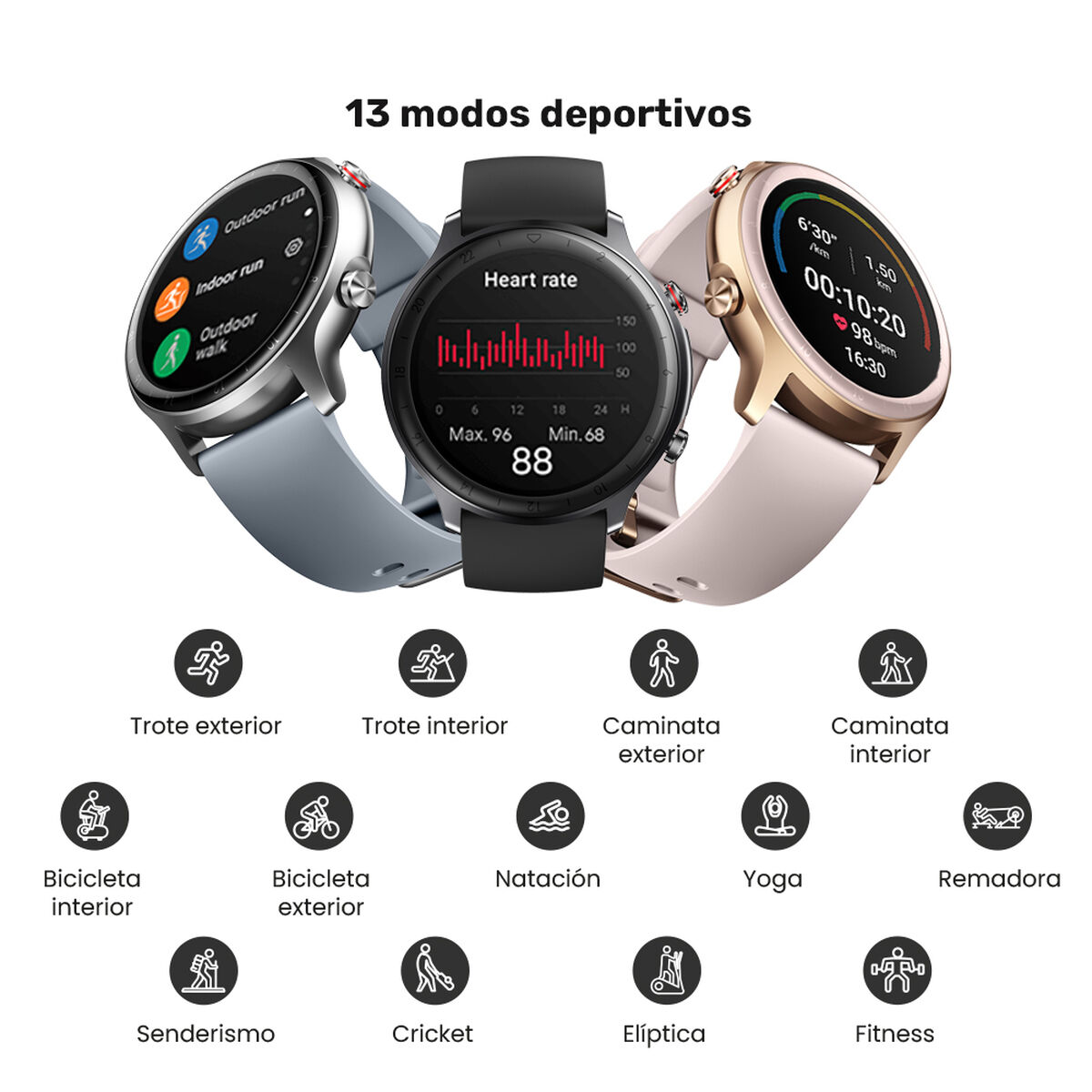 Smartwatch Lhotse Ultimate GPS 217 1,28" Rosado
