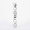 Esfera Casanova para Árbol de Navidad Plata 8 cm