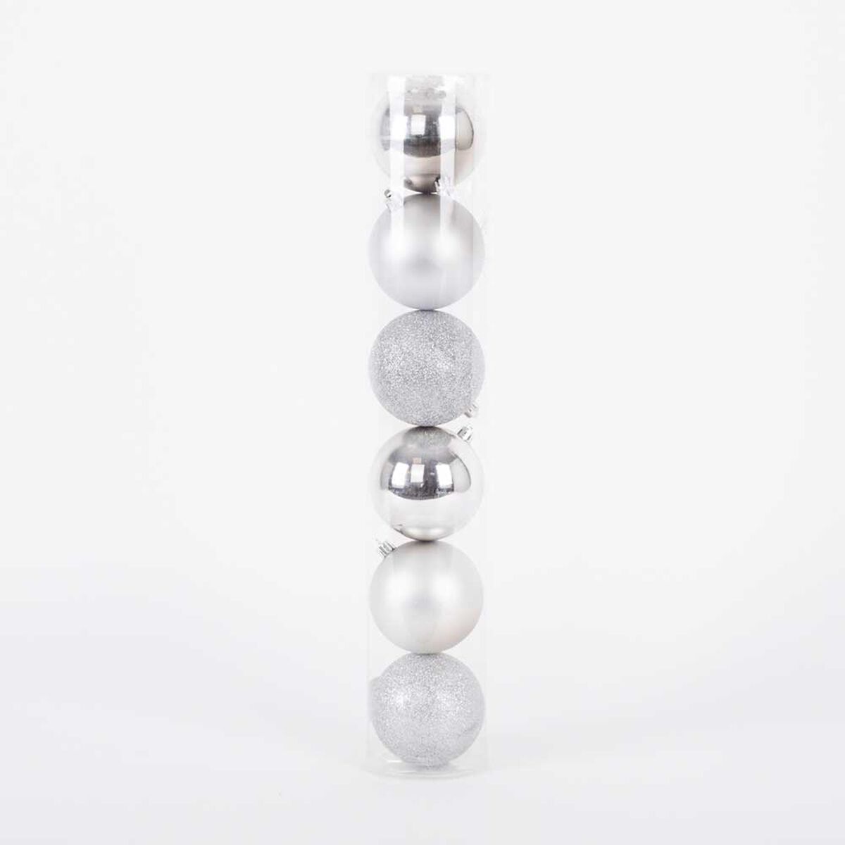 Esfera Casanova para Árbol de Navidad Plata 8 cm