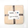 Frazada de Poliéster Mashini 1,5 Plazas Liso Beige