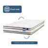 Cama Europea Flex 1,5 Plazas Innova + 1 Respaldo + 1 Velador
