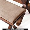 Juego de Comedor Latam Home Sevilla Cadiz 2 Sillas + 2 Bancas Velvet Beige