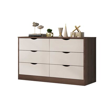 Imagen 2 del producto Cómoda Casanova Pisa 6 Cajones Nogal Off White