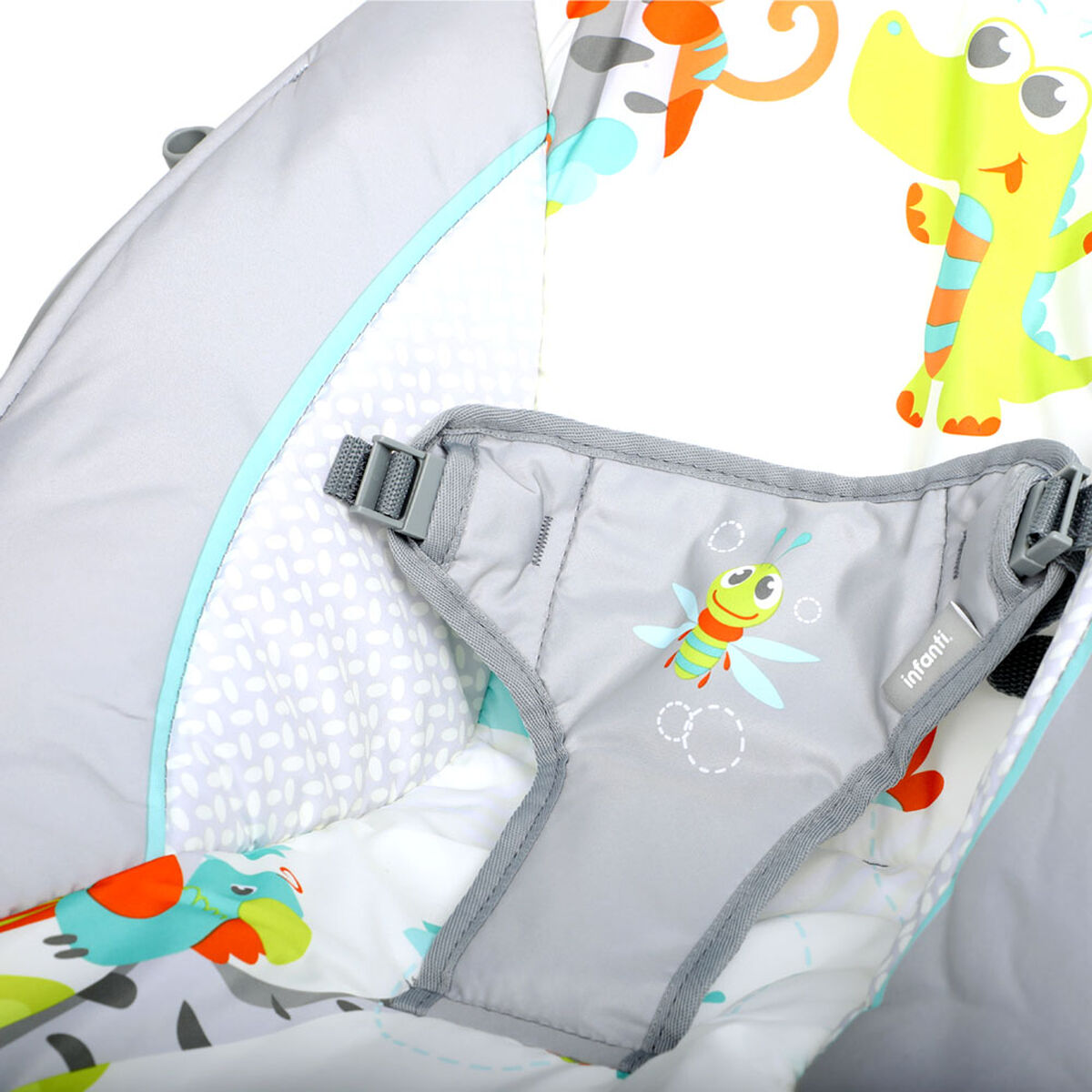 Silla Nido Dinosaurio Gris Infanti