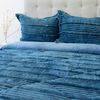 Cubrecama Doral 2 Plazas Touch Nebula Sherpa Azul