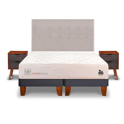 Imagen 1 del producto Cama Europea CIC Base Dividida 2 Plazas Cocopedic