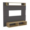Panel TV TuHome Charlotte Hasta 60" Plomo Macadamia