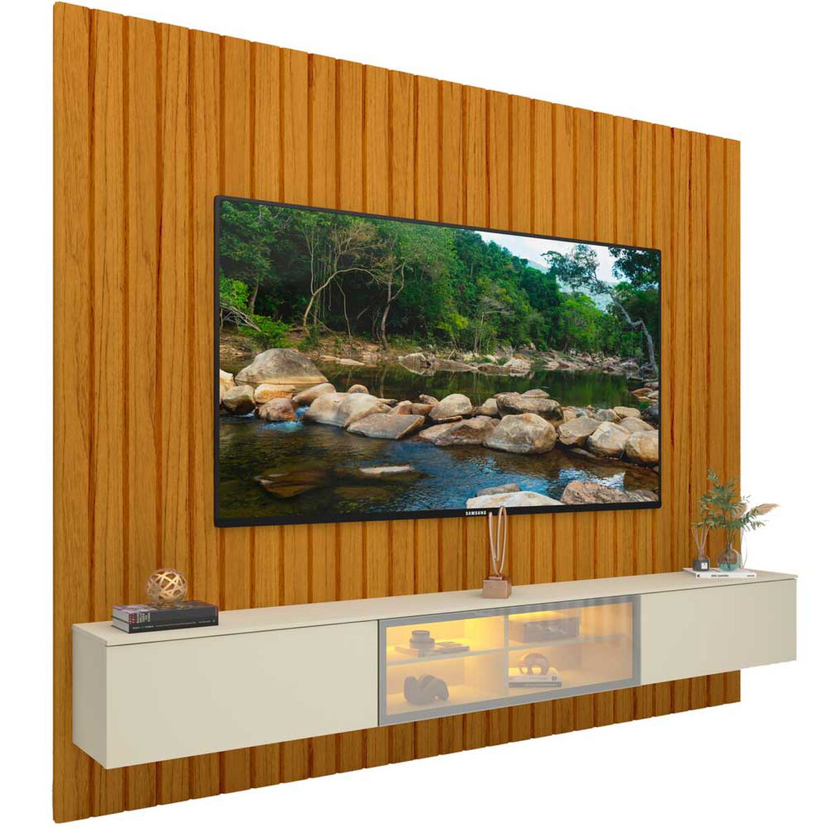 Home Decocasa Majestade Luminare hasta 85" Natural Off White