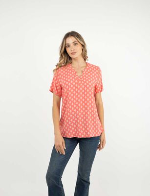 Imagen 1 del producto Blusa Manga Corta Mujer Portman Club Coral, Royal