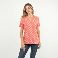 Blusa Manga Corta Mujer Portman Club Coral, Navy, Royal