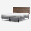 Cama Europea Rosen Base Dividida King Pratta + Respaldo Sicilia