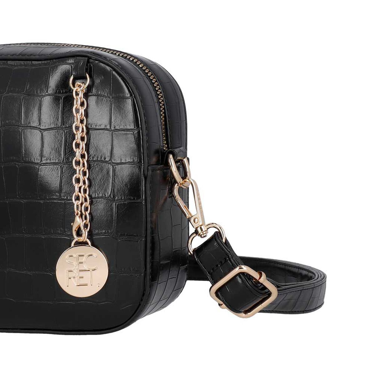 Cartera Bandolera Secret Osaka SC7 Peque&ntilde;a Negra