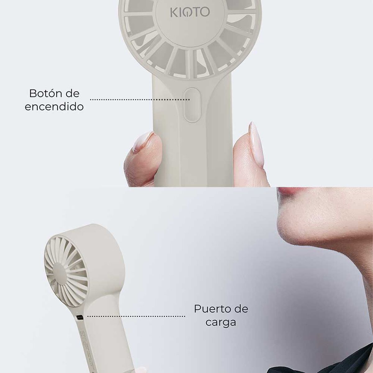 Ventilador de Mano Kioto KF-002