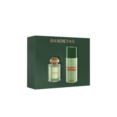 Imagen 1 del producto Set Regalo Banderas Perfume Hombre Mediterráneo EDT 100ml + Desodorante