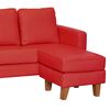 Sof&aacute; Seccional Intercambiable Latam Home Venecia 3 Cuerpos Rojo