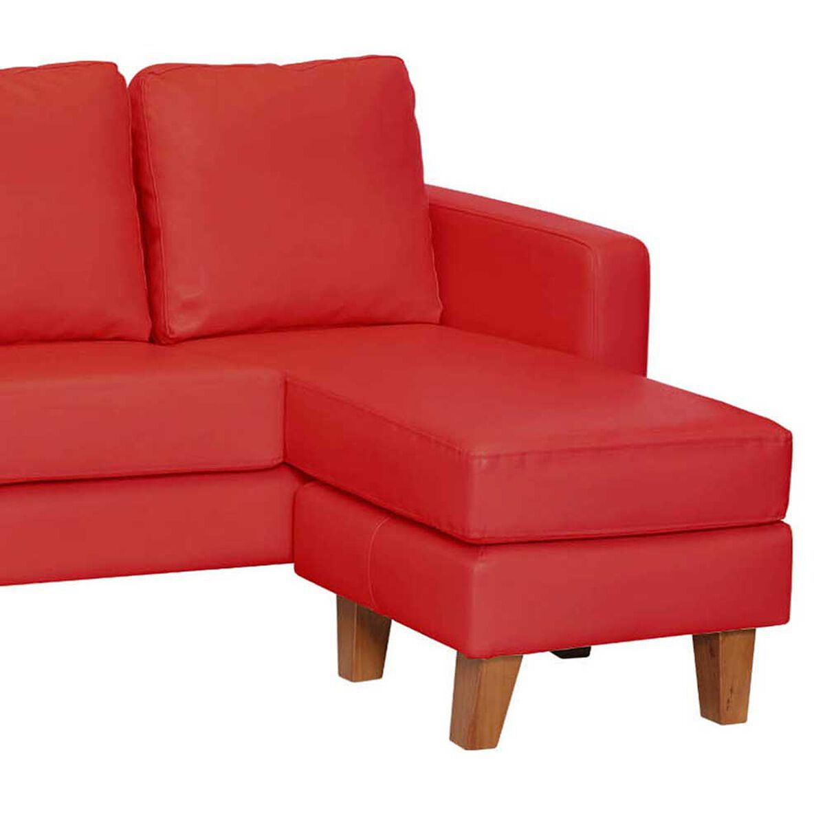 Sof&aacute; Seccional Intercambiable Latam Home Venecia 3 Cuerpos Rojo
