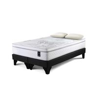 Cama Europea Rosen Base Dividida Súper King Art 4 + 2 Almohadas