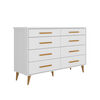 C&oacute;moda Di Poretti Design Brisa 8 Cajones Blanco
