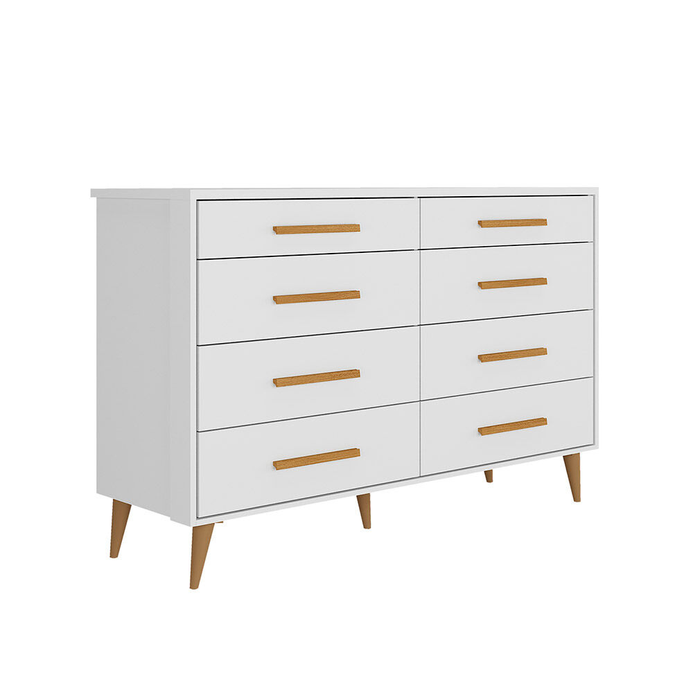 Cómoda Di Poretti Design Brisa 8 Cajones Blanco
