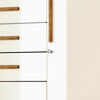 Closet Vekkahome Taurus 6 Puertas 3 Cajones Beige