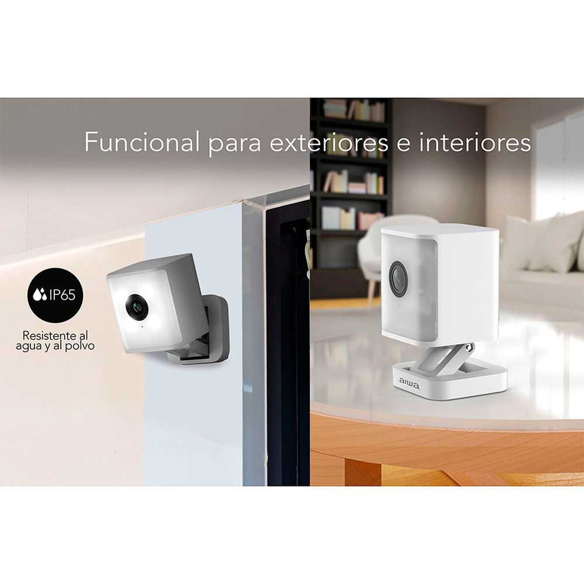 C&aacute;mara de Seguridad Aiwa AW-CTIQ4 4MP WiFi Blanco