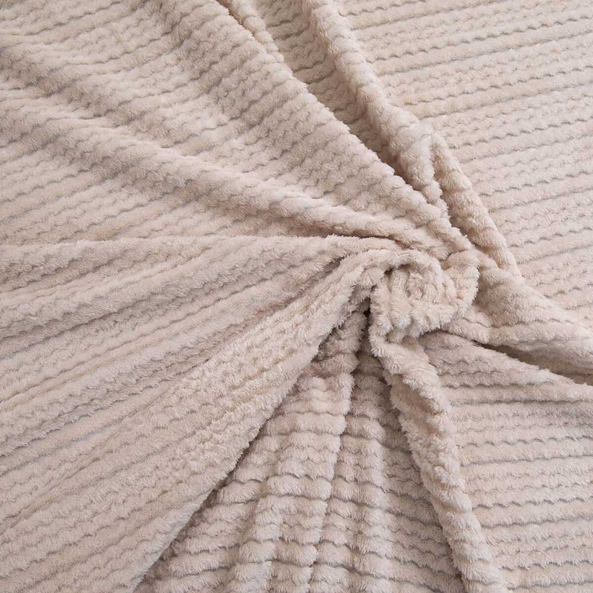 Frazada Poliéster Doral King Deluxe Beige