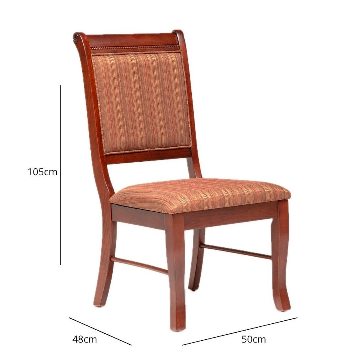 Pack 2 Sillas de Comedor Daniels Ternara Caf&eacute;