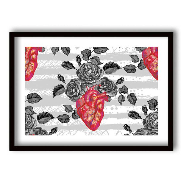 Cuadro Decorativo Retela Flor de Amor 40 x 30 cm