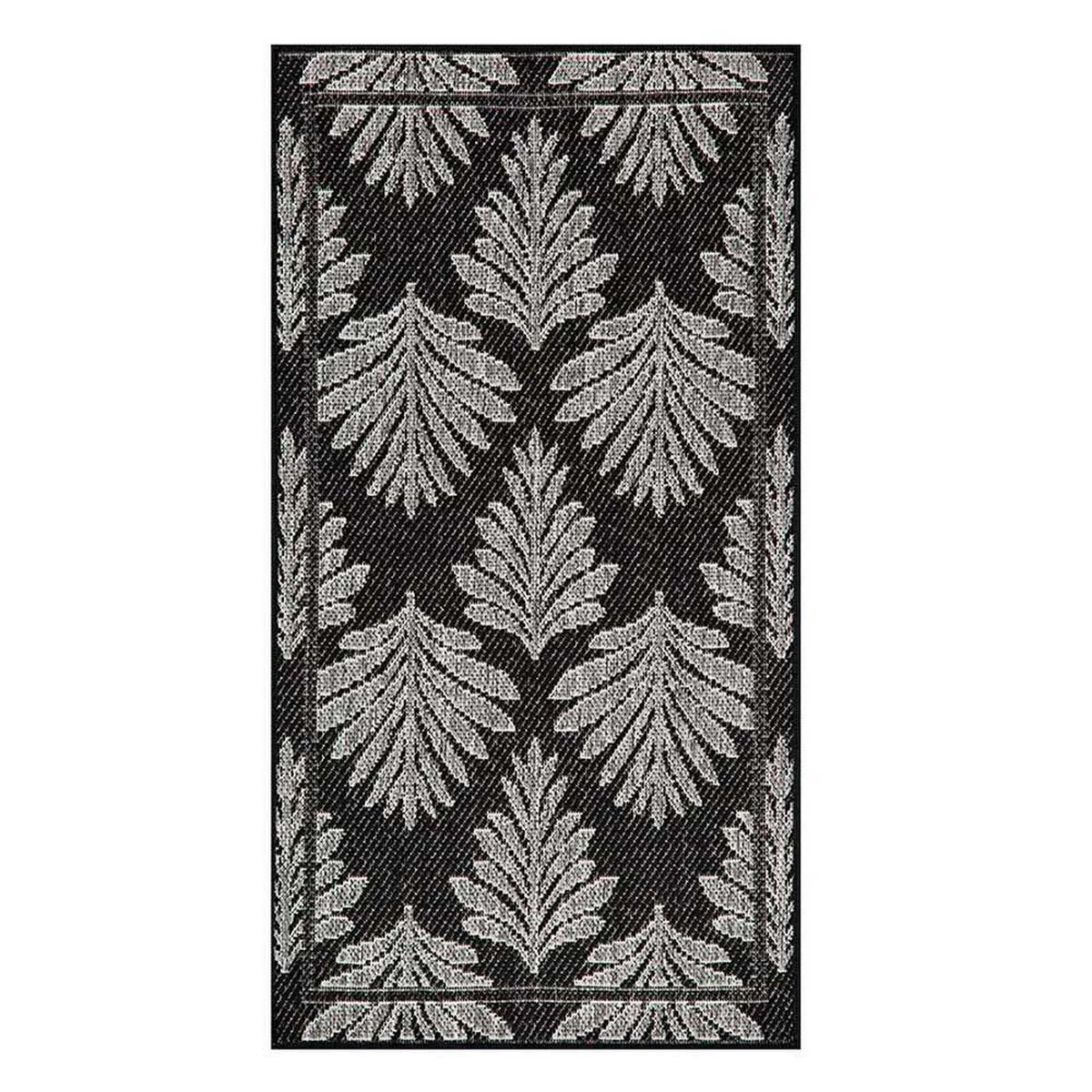 Bajada de Cama Idetex PP Lowers 67 x 120 cm Negro