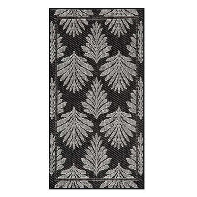 Bajada de Cama Idetex PP Lowers 67 x 120 cm Negro