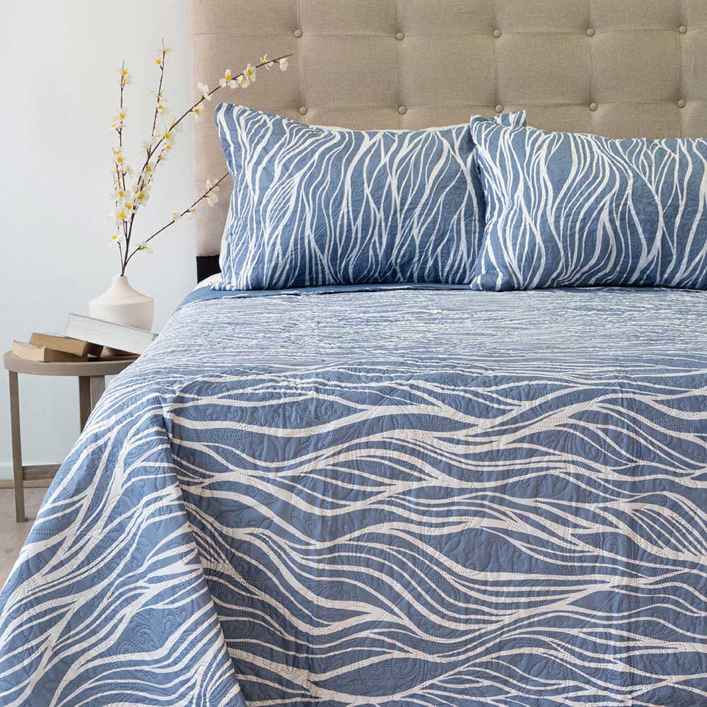 Quilt Doral 2 Plazas Hotpress Origins D1 Estampado