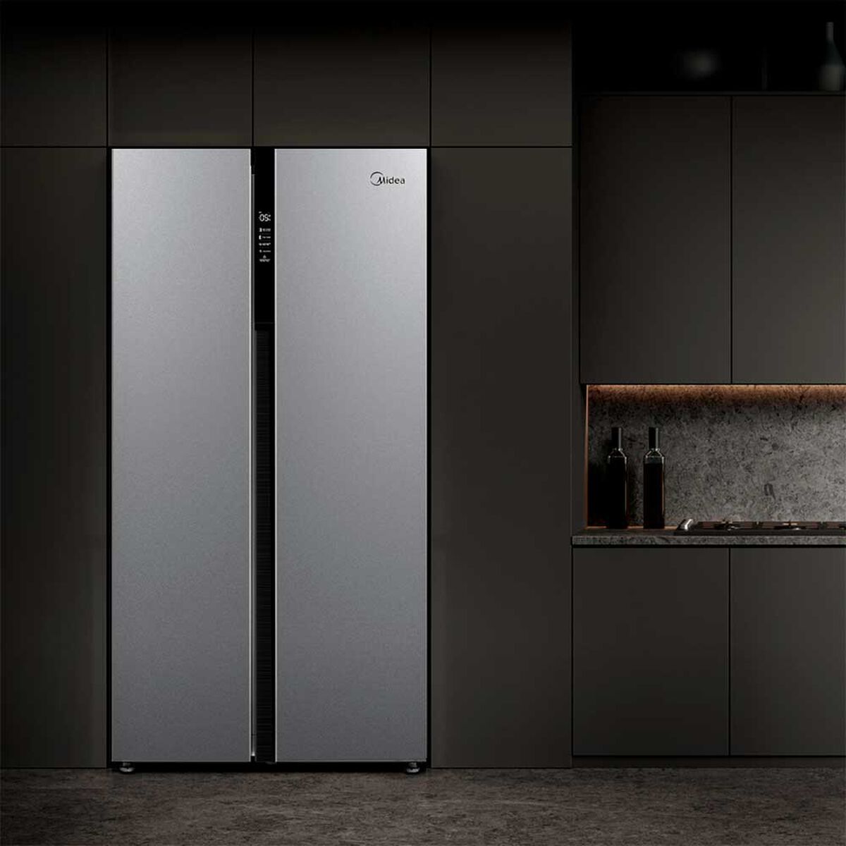 Midea Refrigerador Side by Side 527 lts MDRS710FGE50 176,5x89,5CM