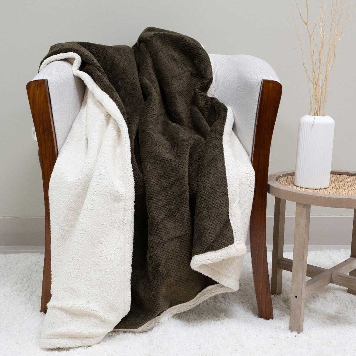 Manta Doral Coral Pop Sherpa 127x152 cm D7