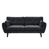 Sofá Home Mobili Dallas 3 Cuerpos Gris Acero