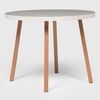 Mesa de Comedor Redonda Roca Atalanta 99cm Canela