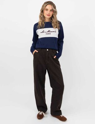 Imagen 2 del producto Jeans Mujer Icono Cafe, Celest/Ver, Raw