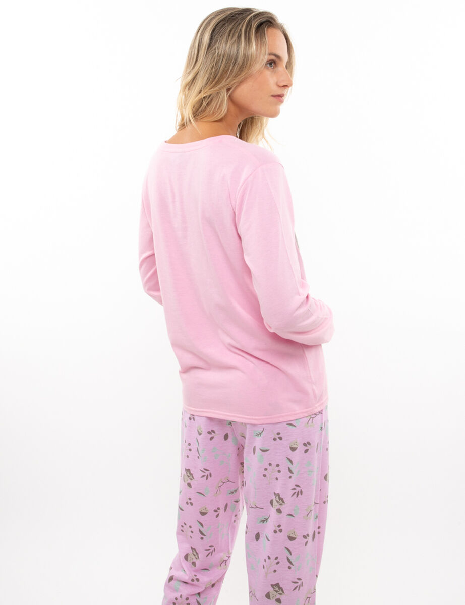Pijama Manga Larga Mujer Bambi