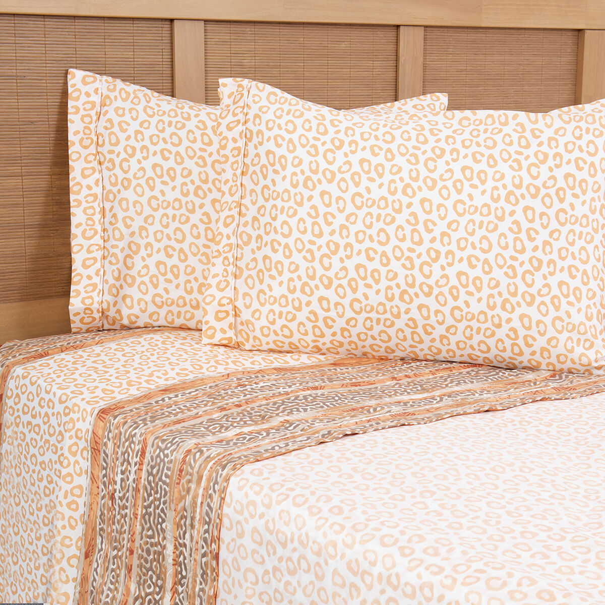 Juego de Sábanas Plumetti King Estampada Tamarin