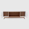 Rack TV Roca Ulmo Hasta 75" Blanco