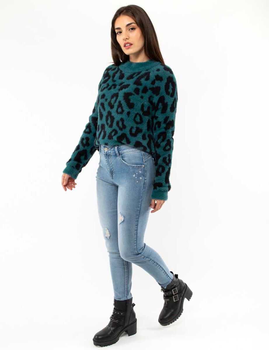 Jeans Skinny Push Up  Mujer Fiorucci