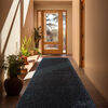 Alfombra Idetex Shaggy Lisa 70x200 cm Negro