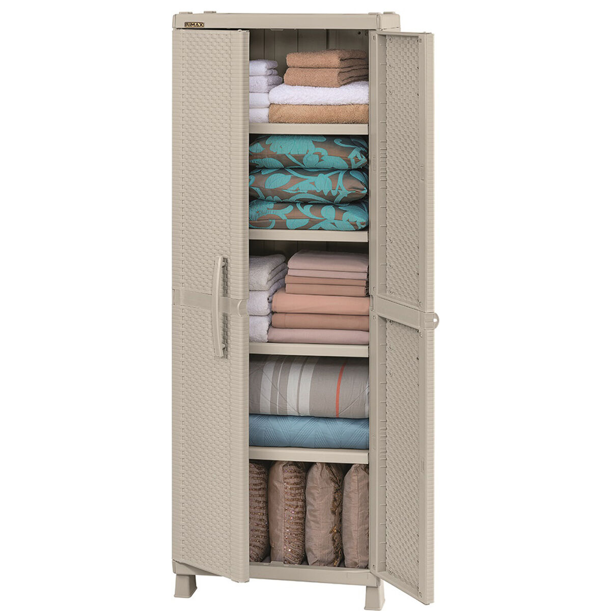 Clóset Plástico Rimax Rx10365 2 Puertas 5 Cajones