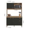 Mueble de Cocina Home Mobili Venus 4 Puertas 1 Cajón Café