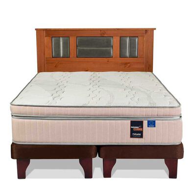 Imagen 2 del producto Cama Europea Flex Base Dividida King Máximo Cobre + Respaldo Lorraine