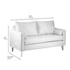 Juego de Living Bodevir Sky Felpa 04 3 Cuerpos + Dos Pouf 1 Cuerpo Negro
