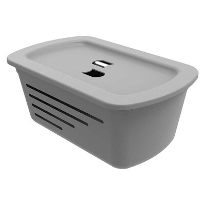 Imagen 2 del producto Canasta Organizadora con Tapa Soprano Gris 5 lts