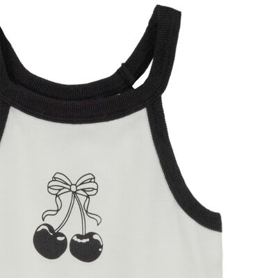 Imagen 2 del producto Polera Tirantes Niña Mila Blanco, Celeste, Negro, Oliva